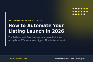 Read more about the article How to Automate Your Listing Launch in 2026 (My 24-Hour Workflow That Markets a New Listing on Autopilot)