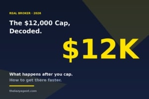 Read more about the article Real Broker Capping Explained 2026: What Happens After You Hit $12,000 (and How to Cap Faster)